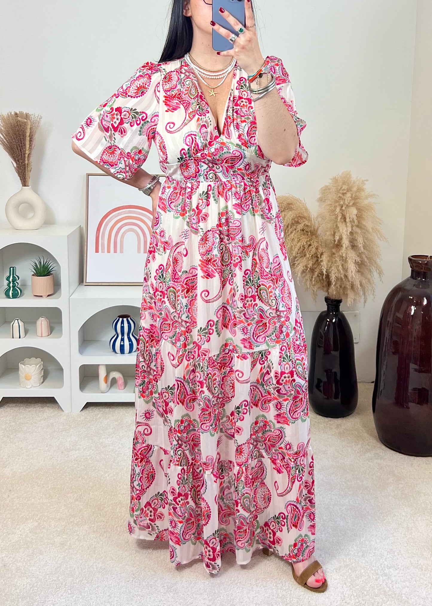 Robe Anna Fushia