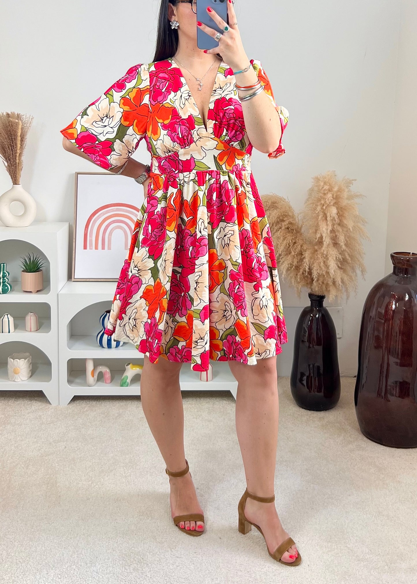 Robe Louvia Corail