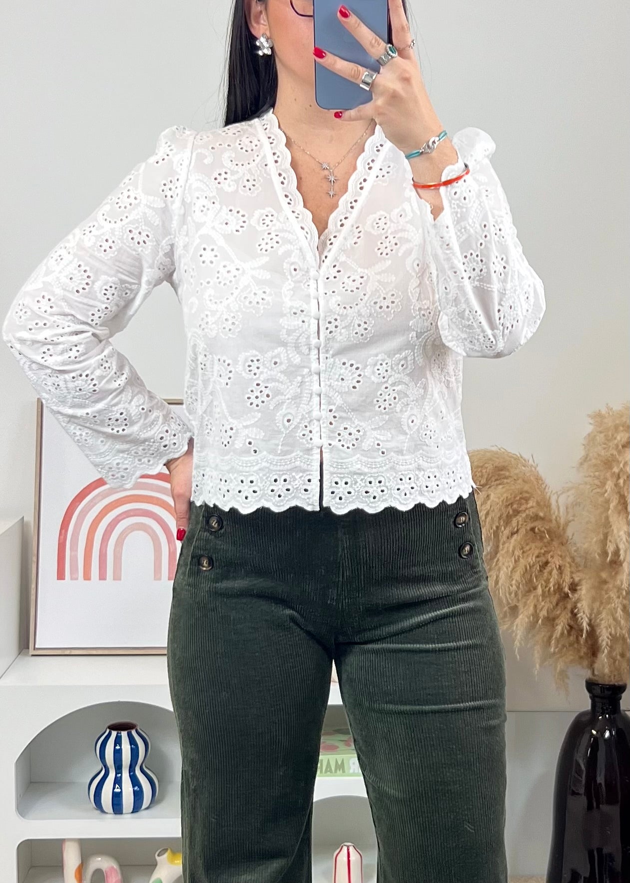 Blouse Lyna Écru