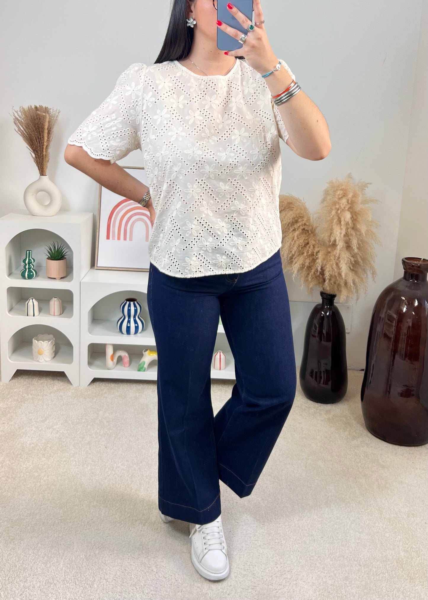 Blouse Élea Ivoire