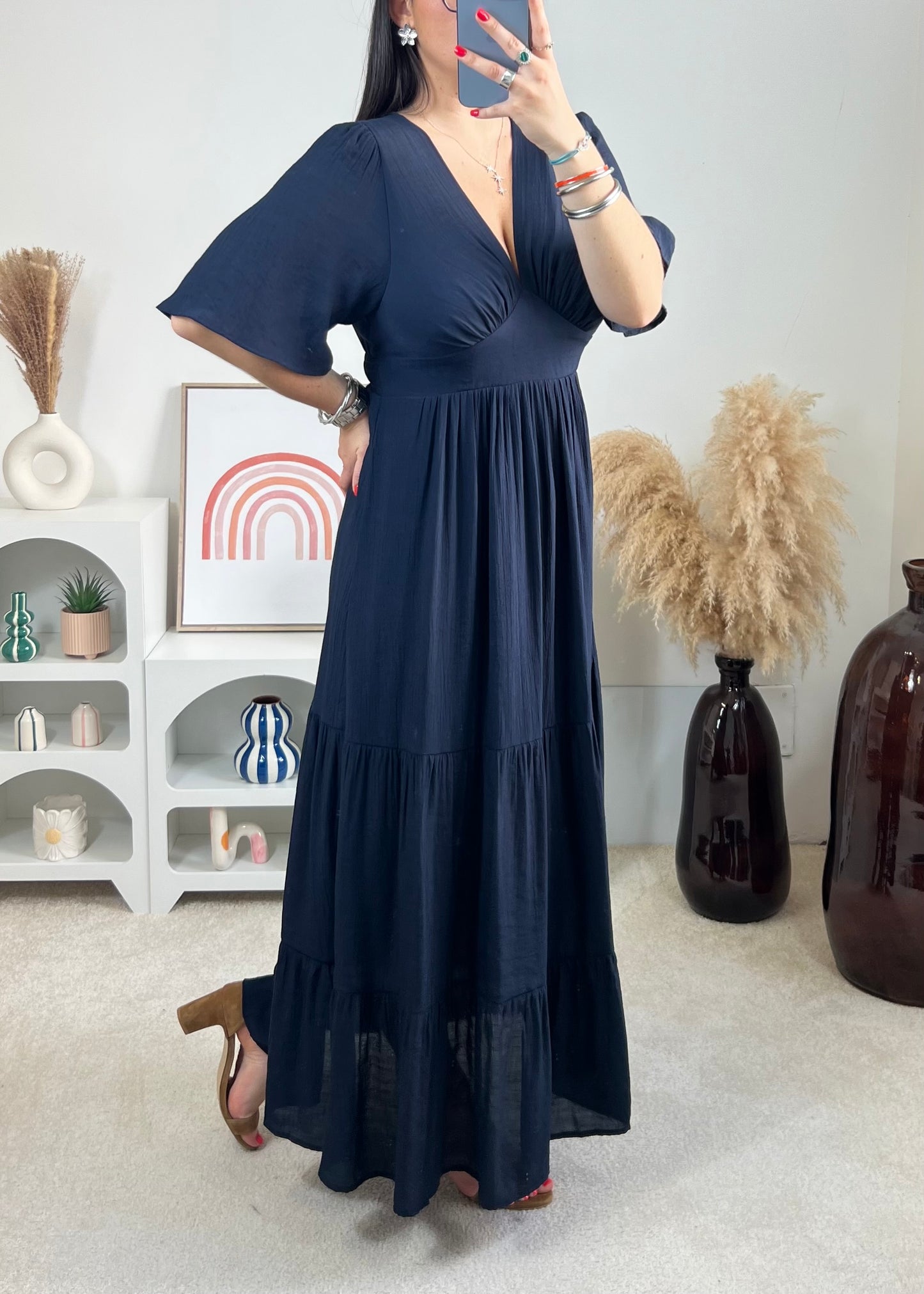 Robe Maïa Marine