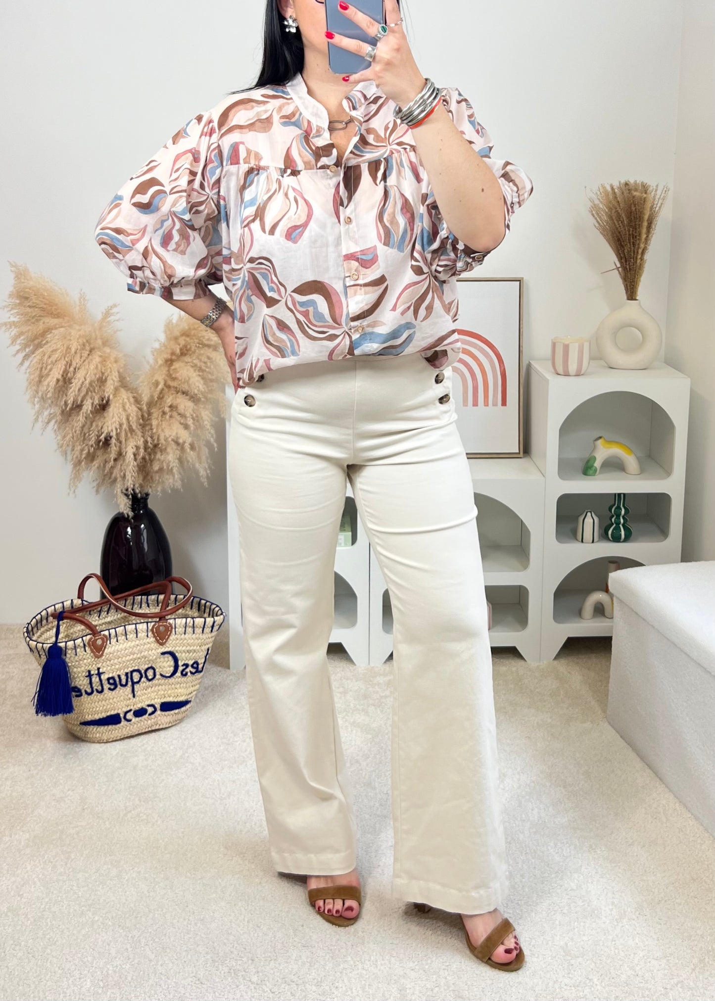 Blouse Léonie Rose Pale