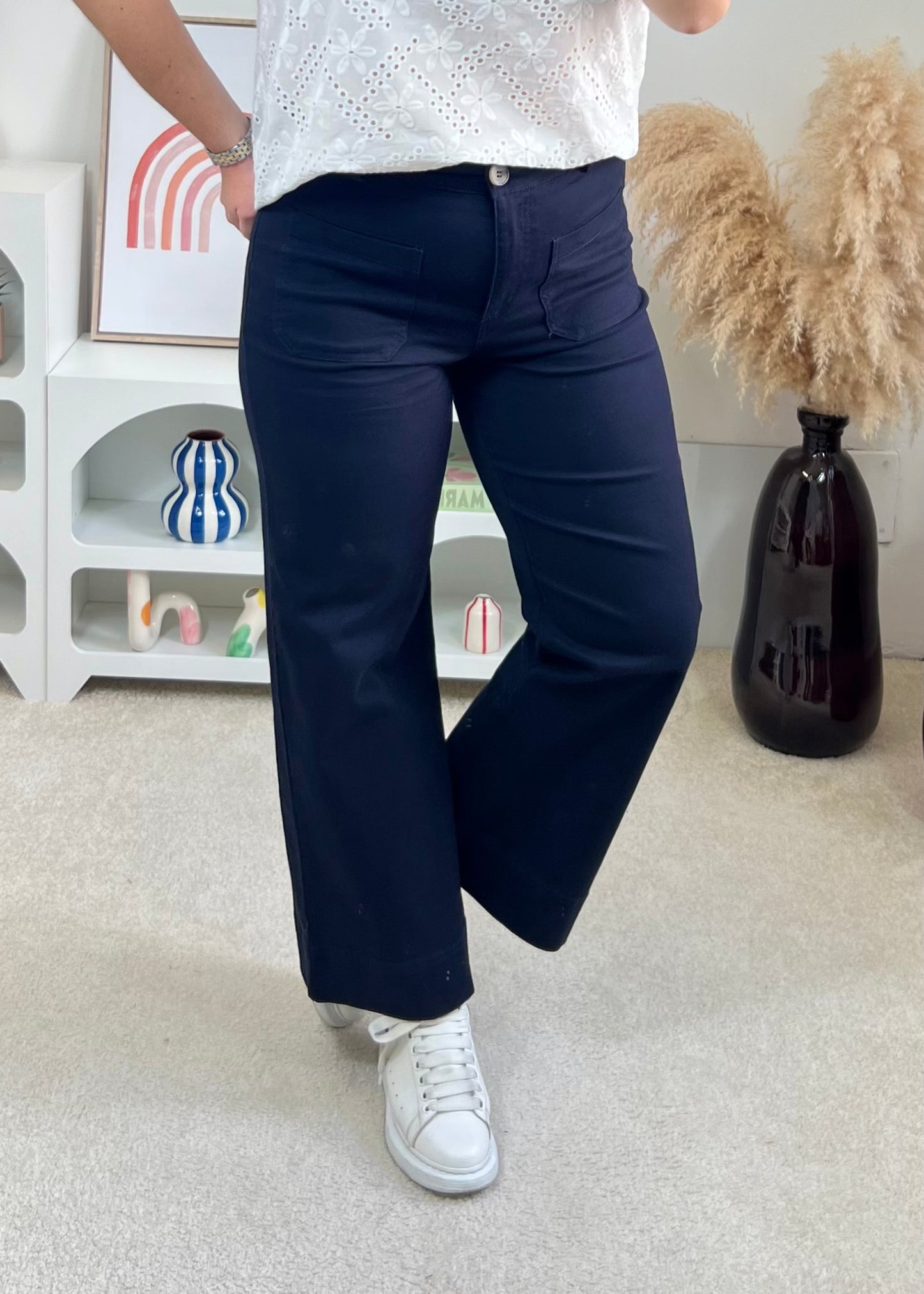 Pantalon Éliza Marine