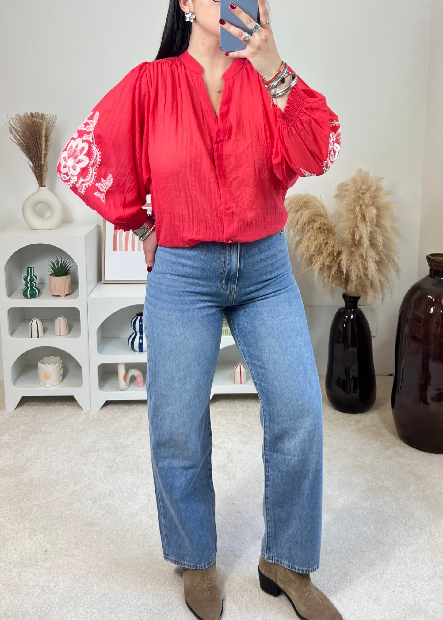 Chemise Délia Corail