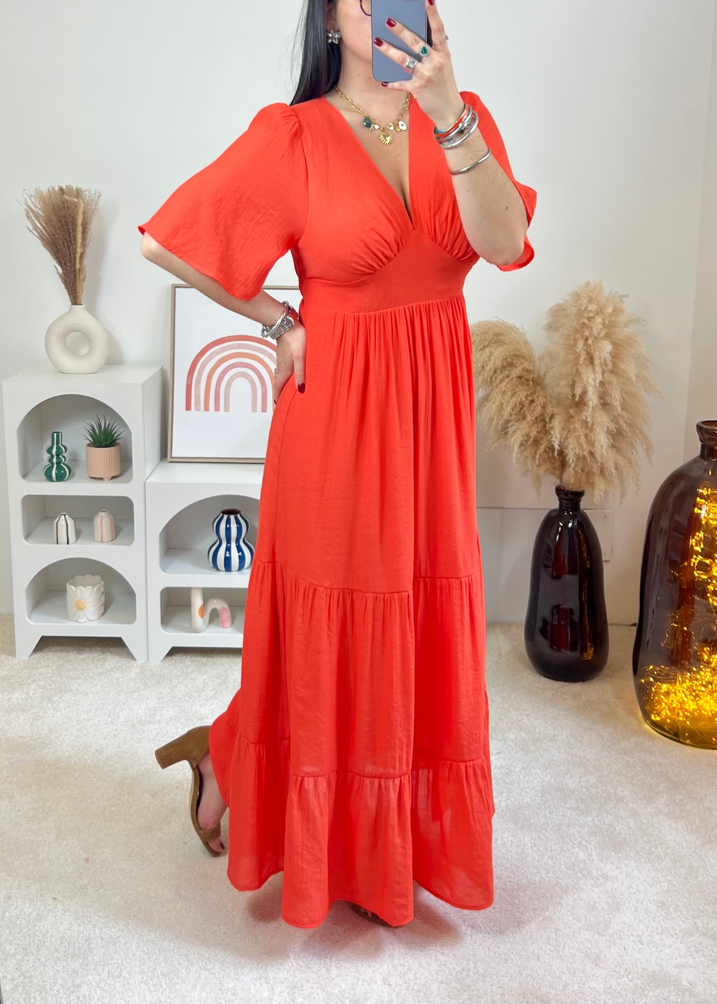 Robe Maïa Orange