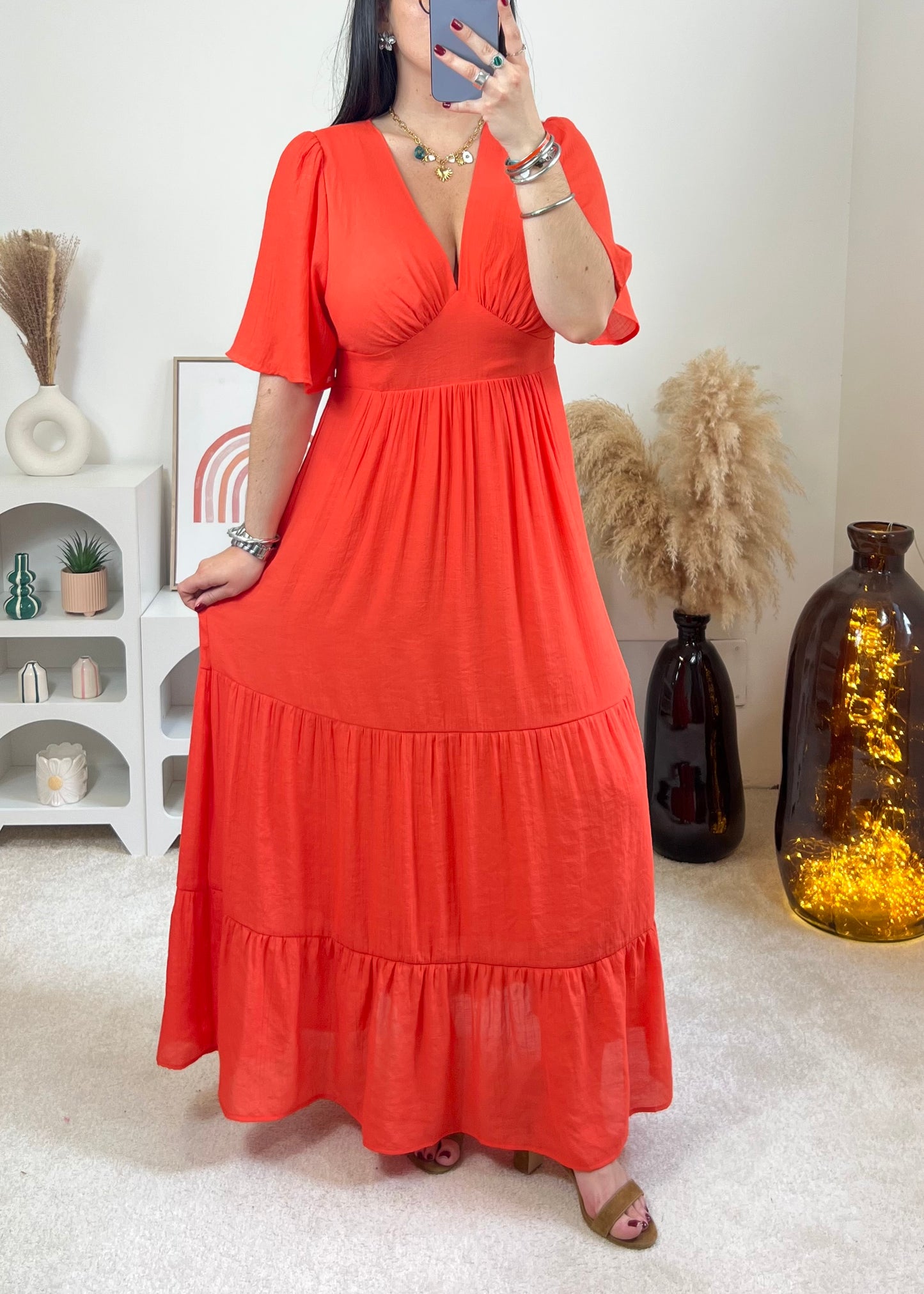 Robe Maïa Orange