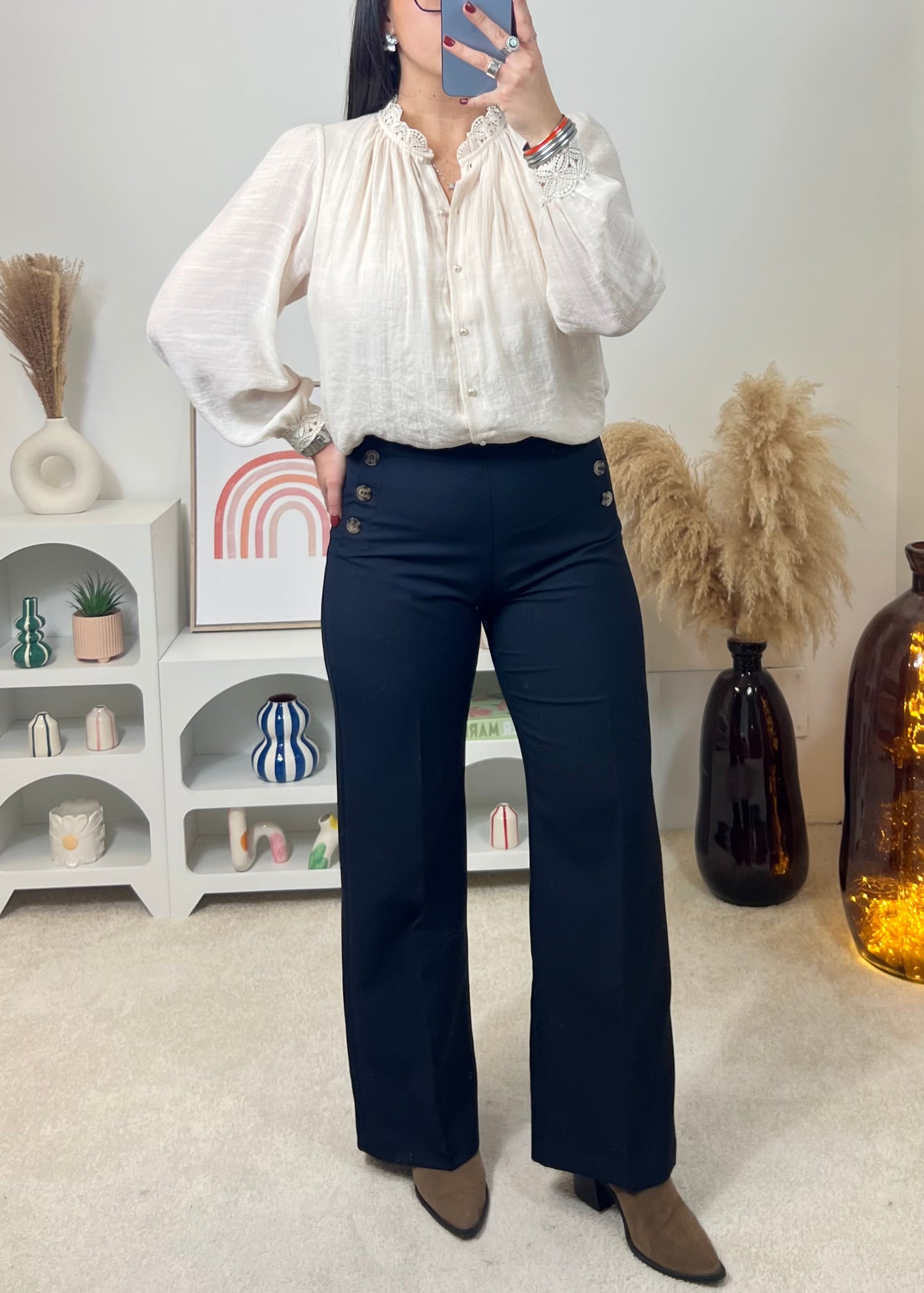 Pantalon Paula Marine