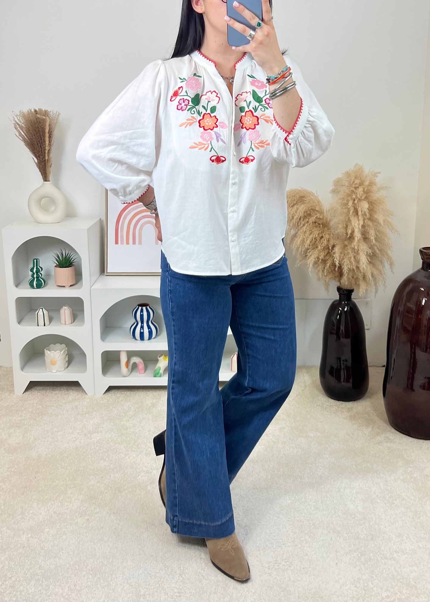 Blouse Flora Écru