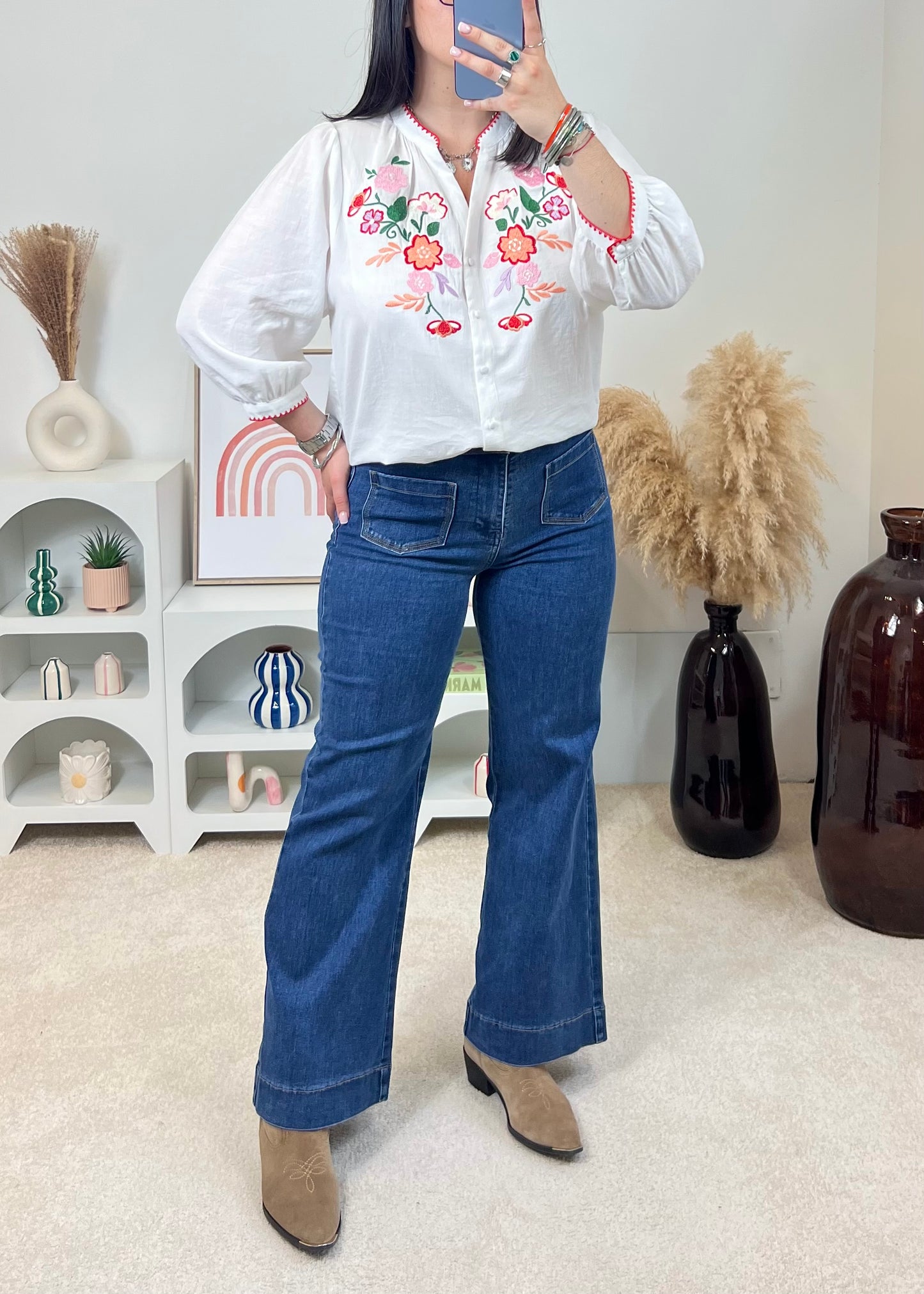 Blouse Flora Écru