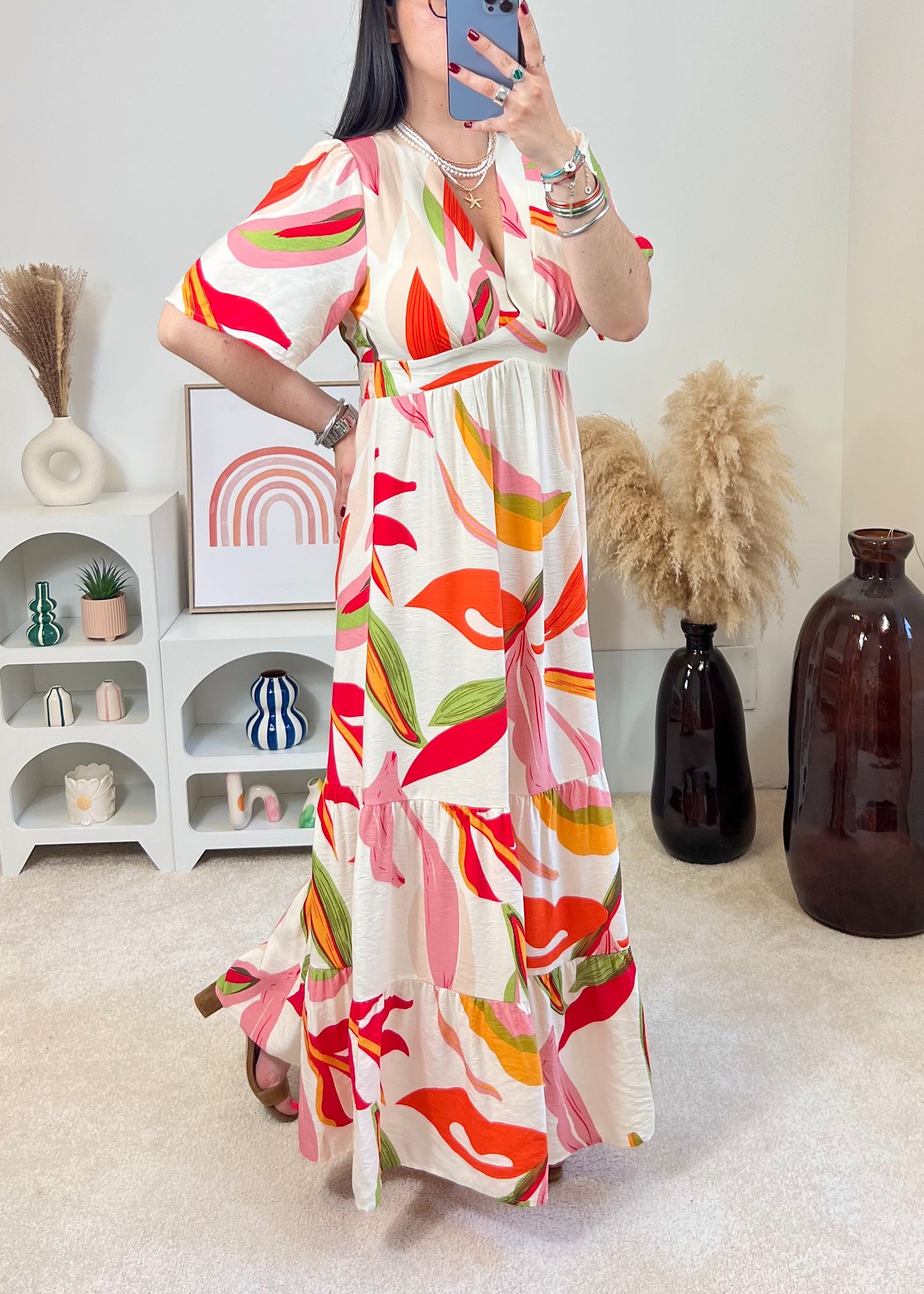 Robe Maëlle Corail