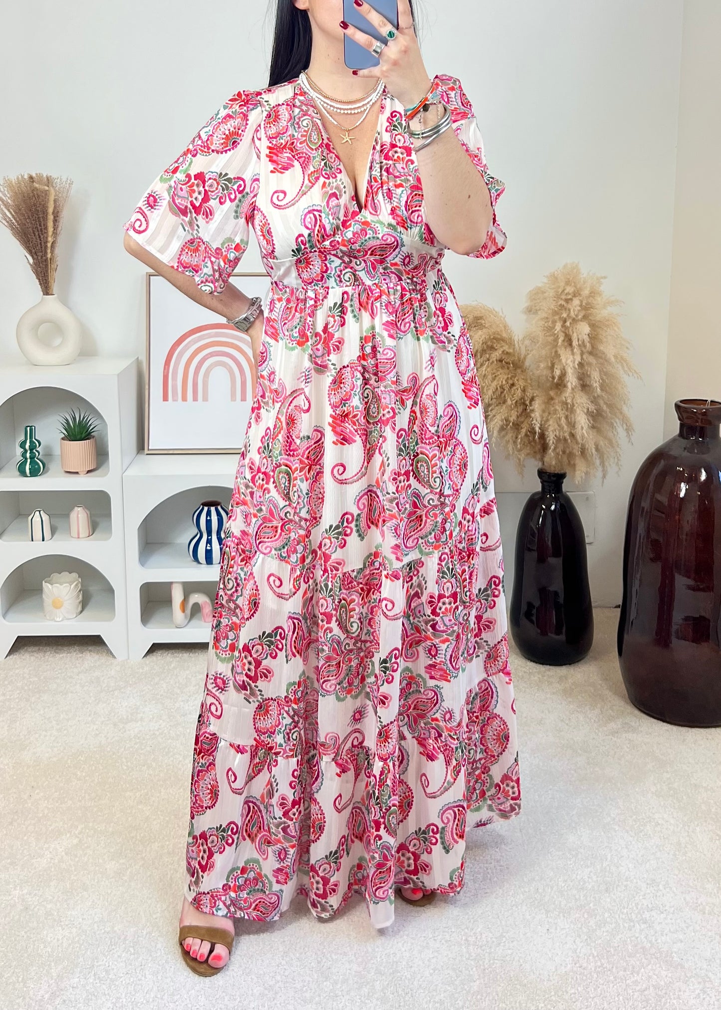 Robe Anna Fushia