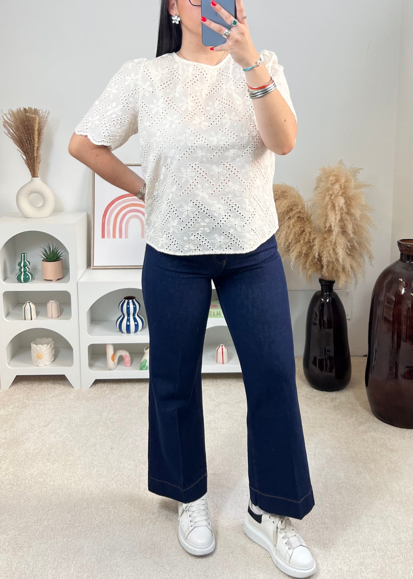 Blouse Élea Ivoire