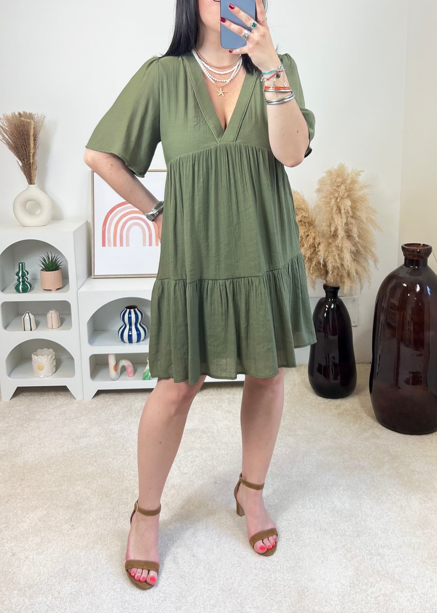 Robe Alia Kaki