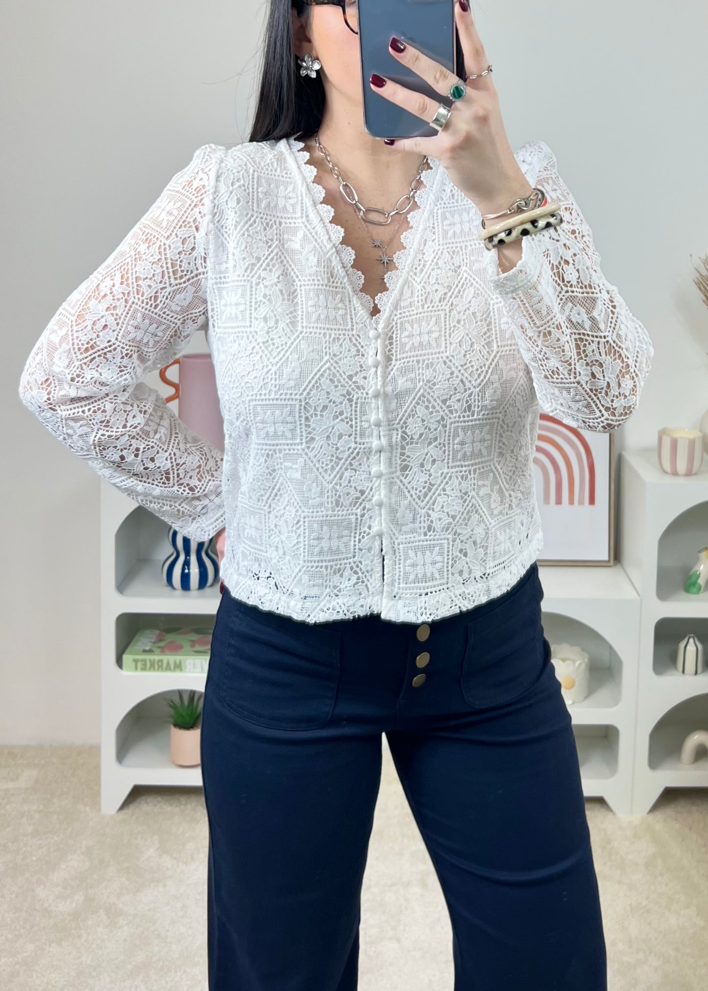 Blouse Fallia Écru
