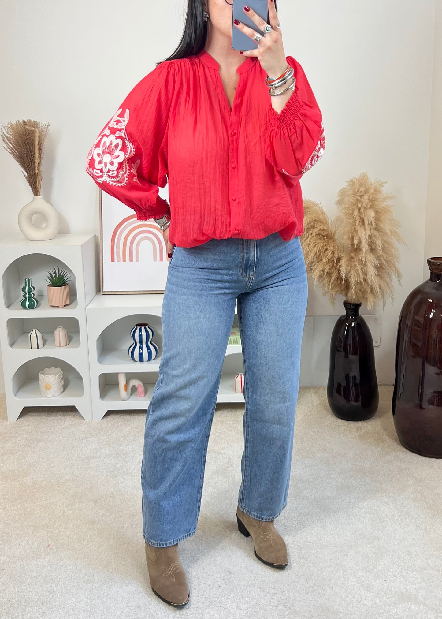 Chemise Délia Corail