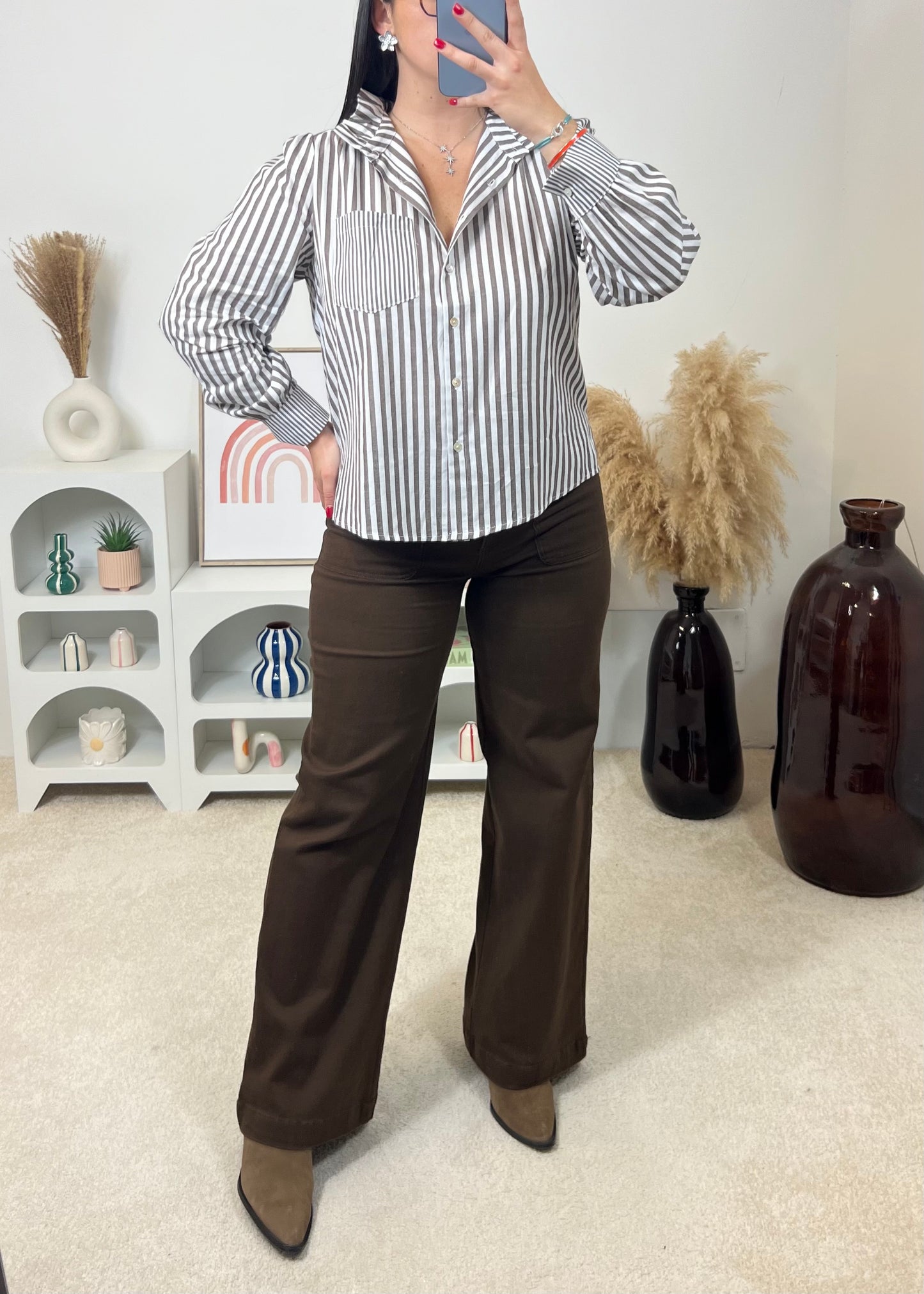 Chemise Roya Choco