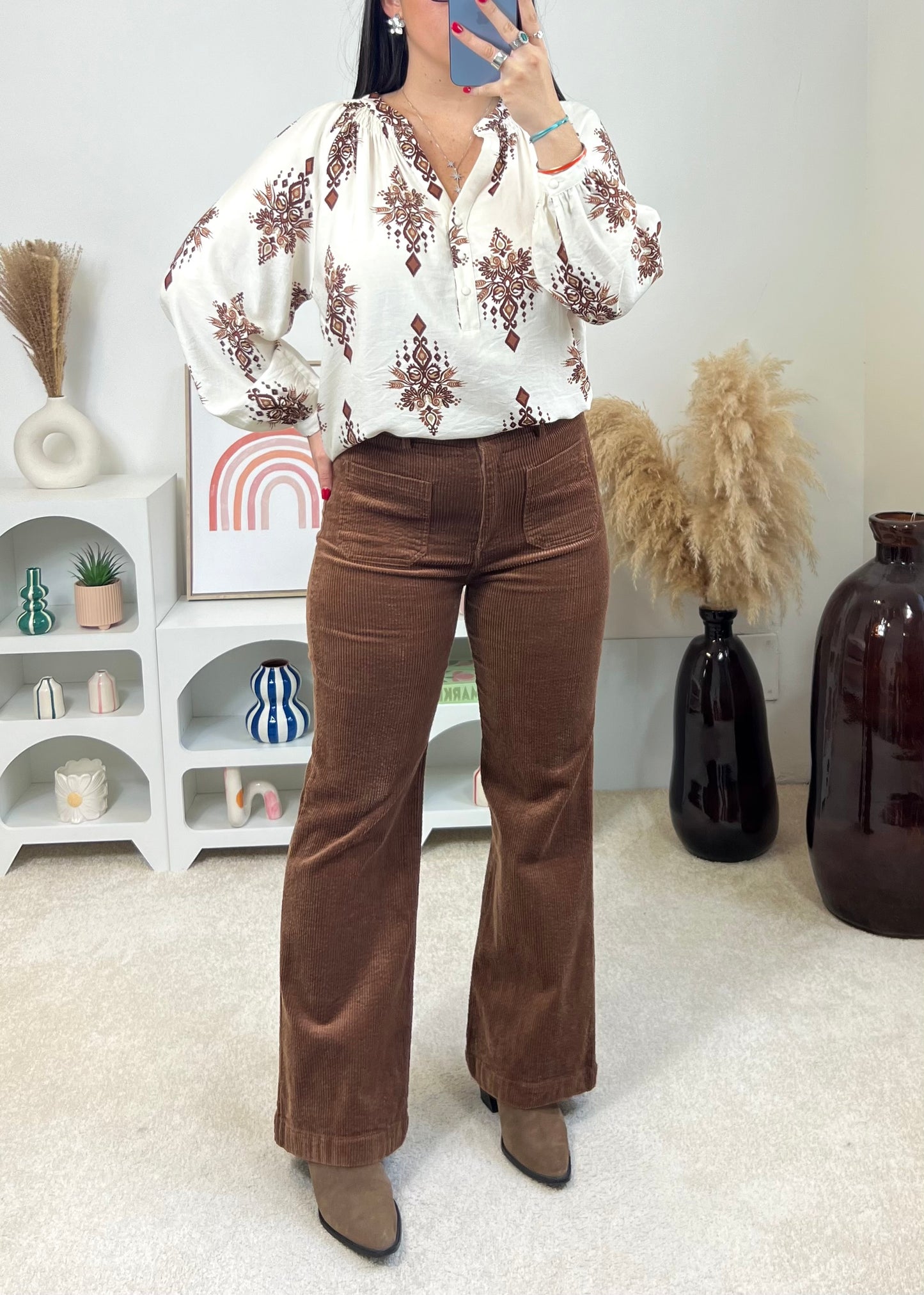 Blouse Kasia Choco