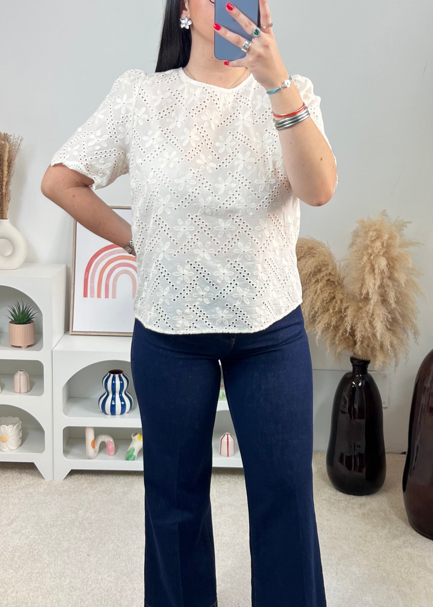 Blouse Élea Ivoire