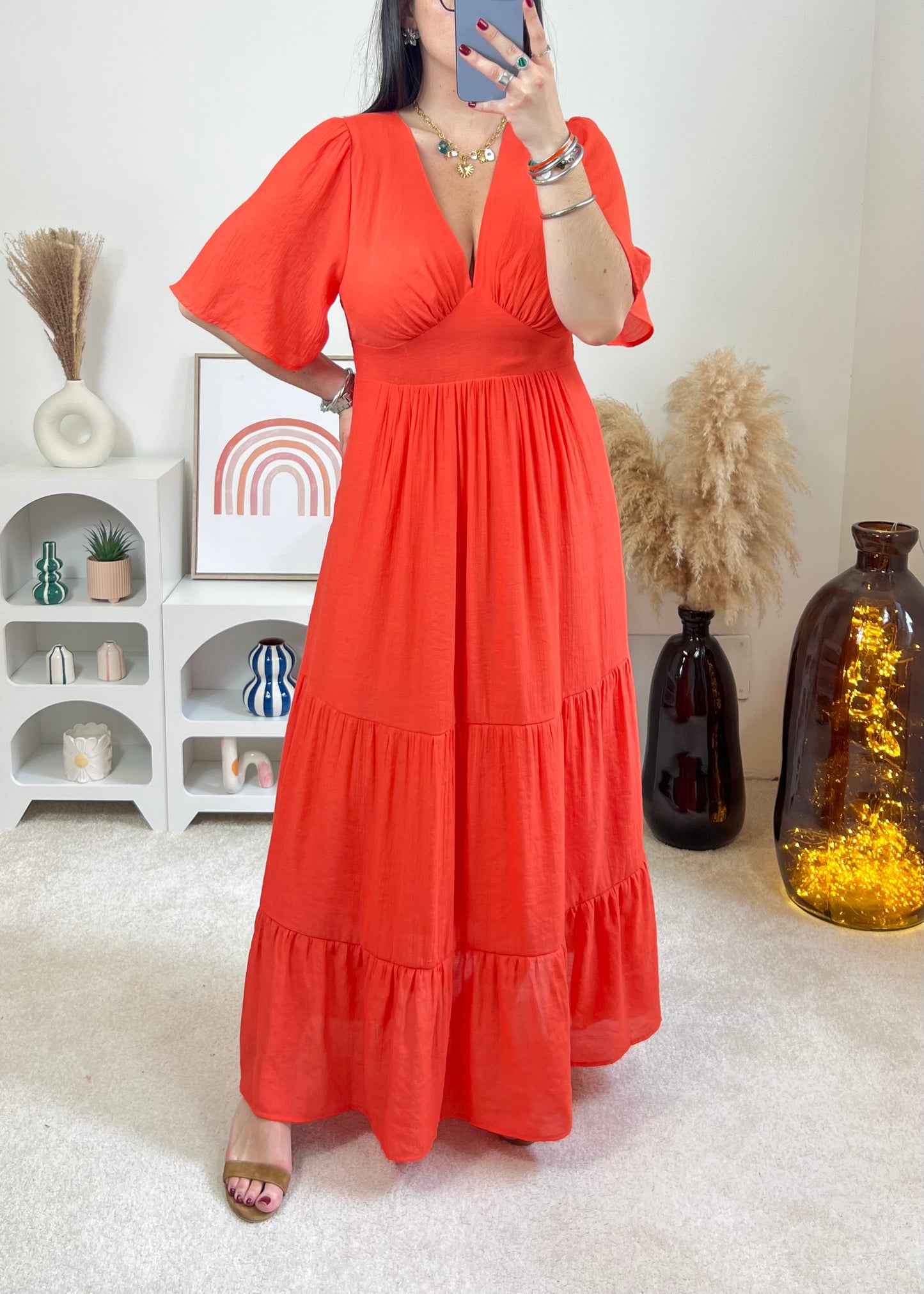 Robe Maïa Orange