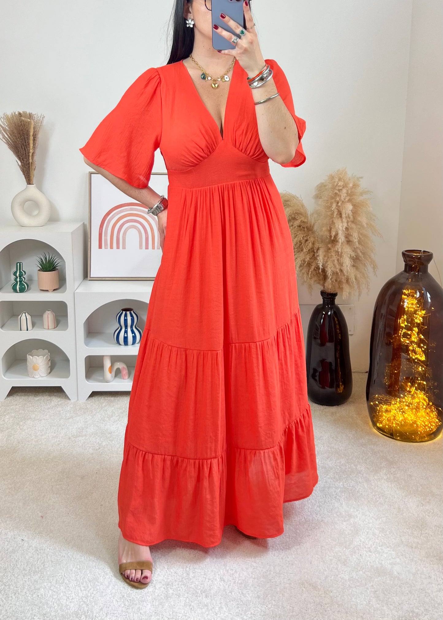 Robe Maïa Orange