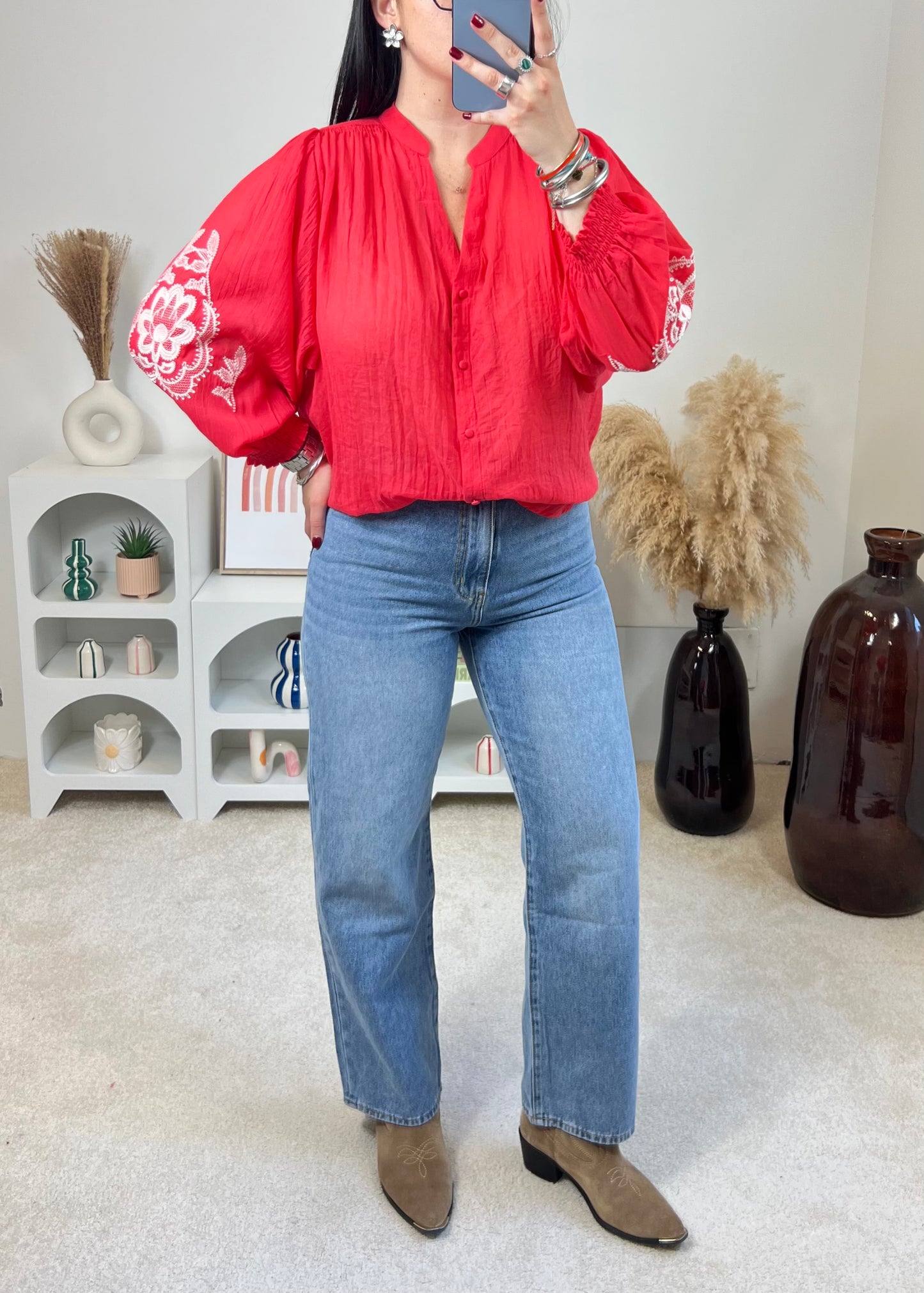 Chemise Délia Corail