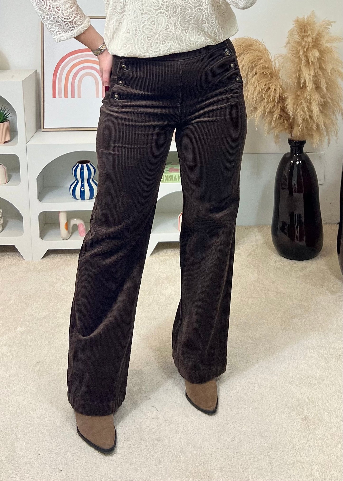 Pantalon Pauly Choco foncé