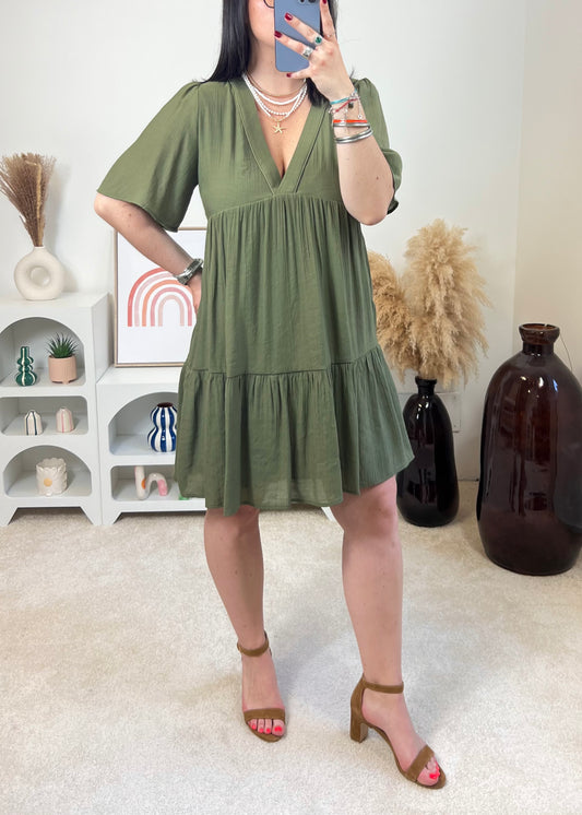 Robe Alia Kaki