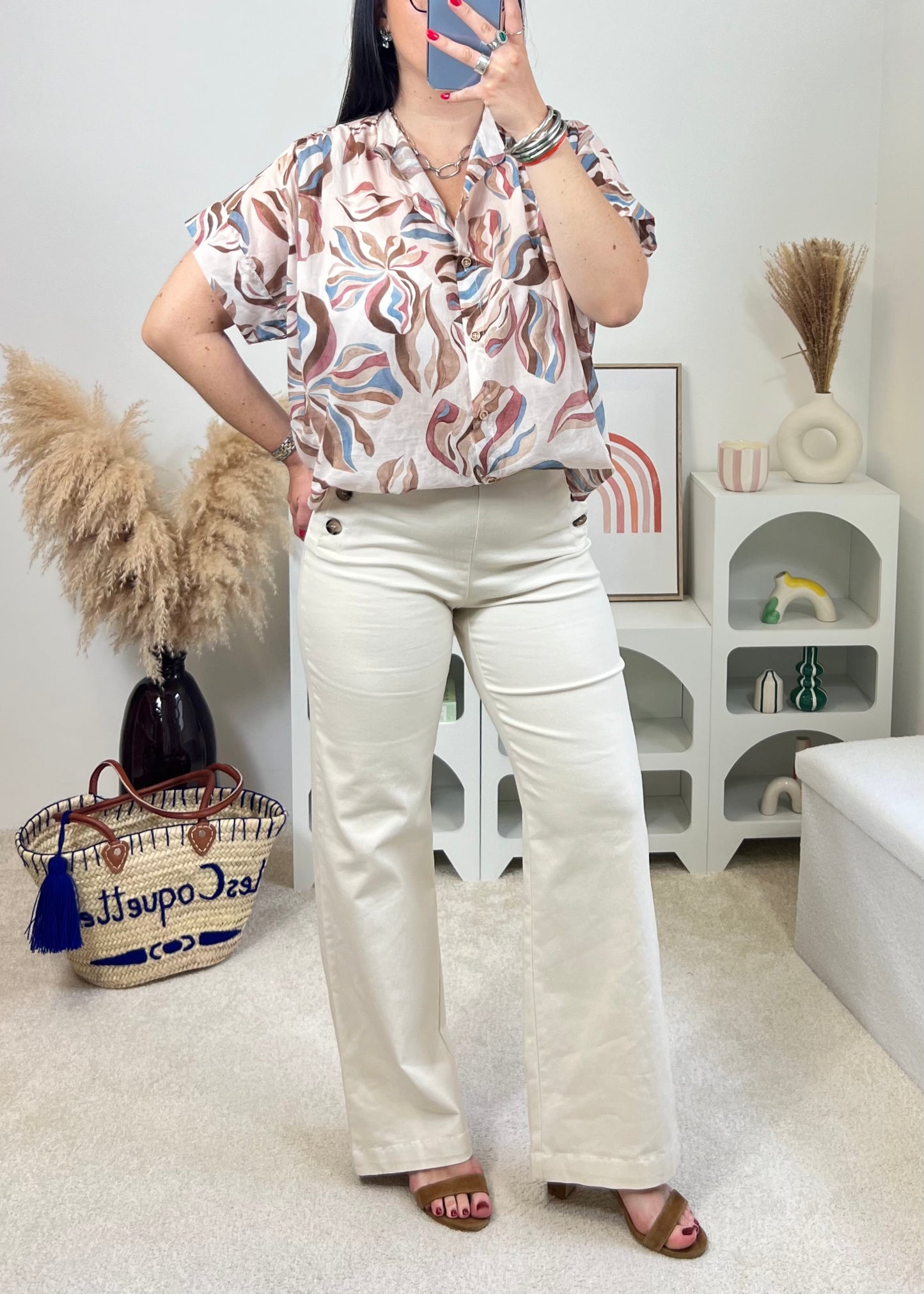 Blouse Léonie Rose Pale