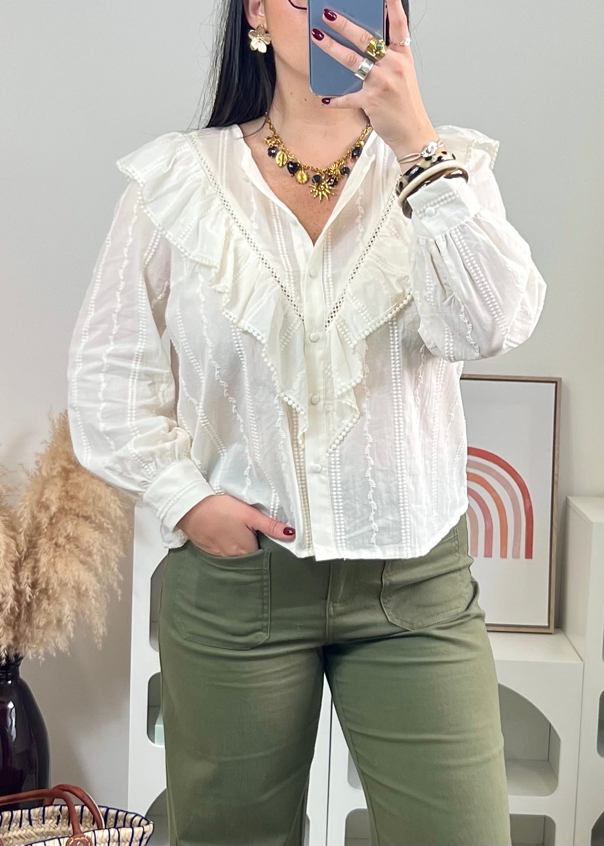 Blouse Léonie Ivoire