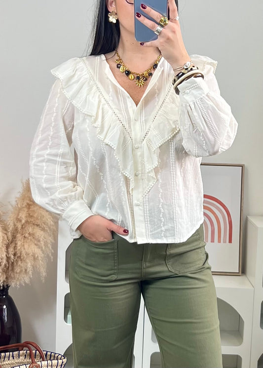 Blouse Léonie Ivoire