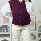 Gilet Doria Bordeaux