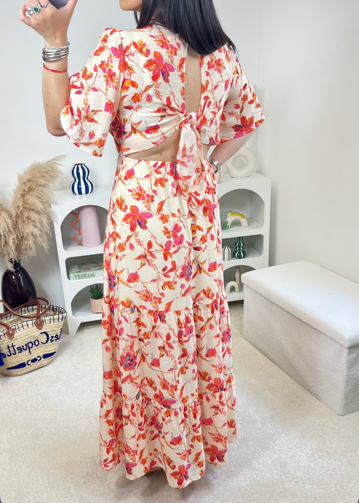 Robe Cléo Corail