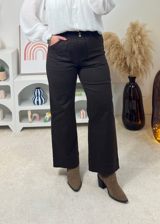 Pantalon Théo Choco