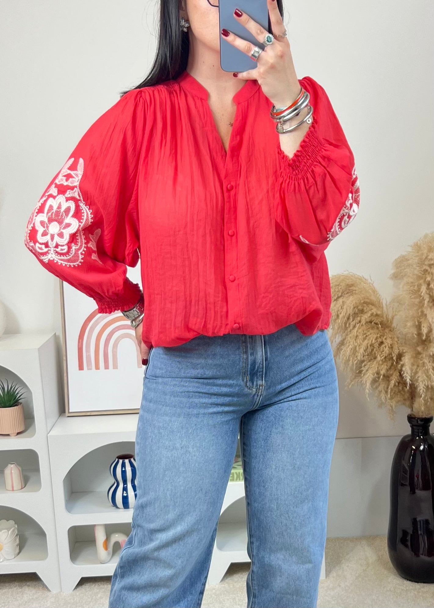 Chemise Délia Corail