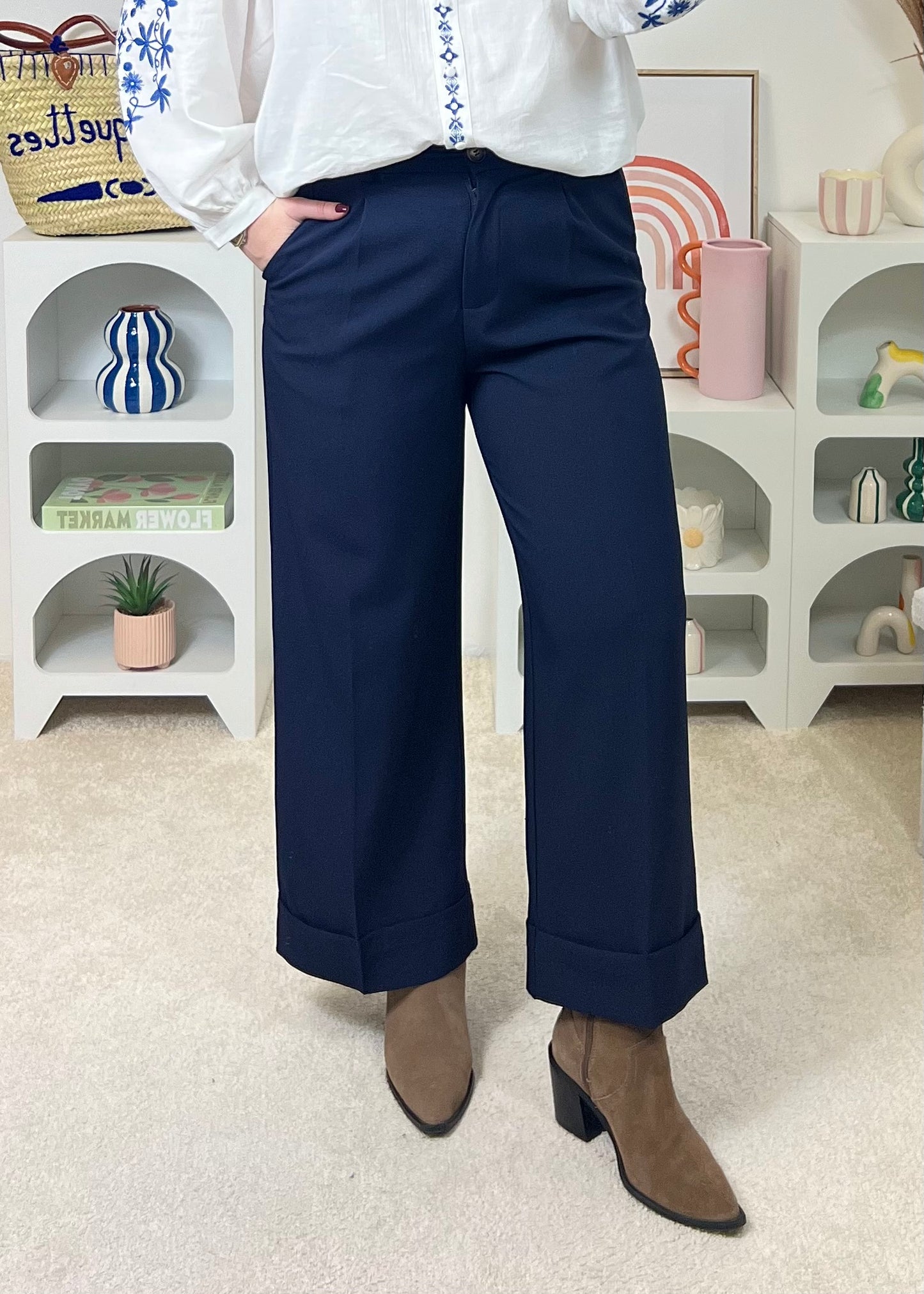 Pantalon Clarisse Marine