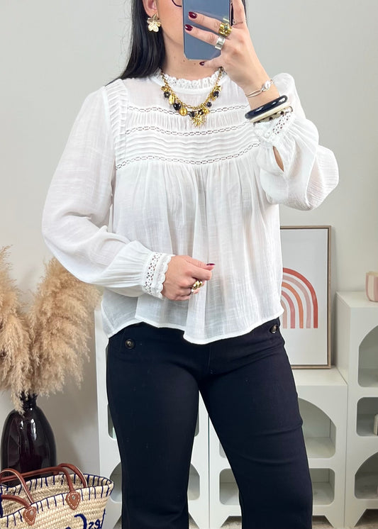 Blouse Aiko Écru
