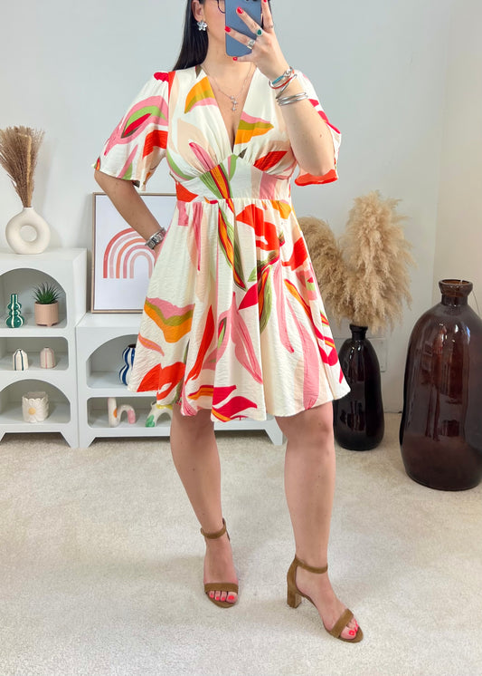 Robe Louvia Corail