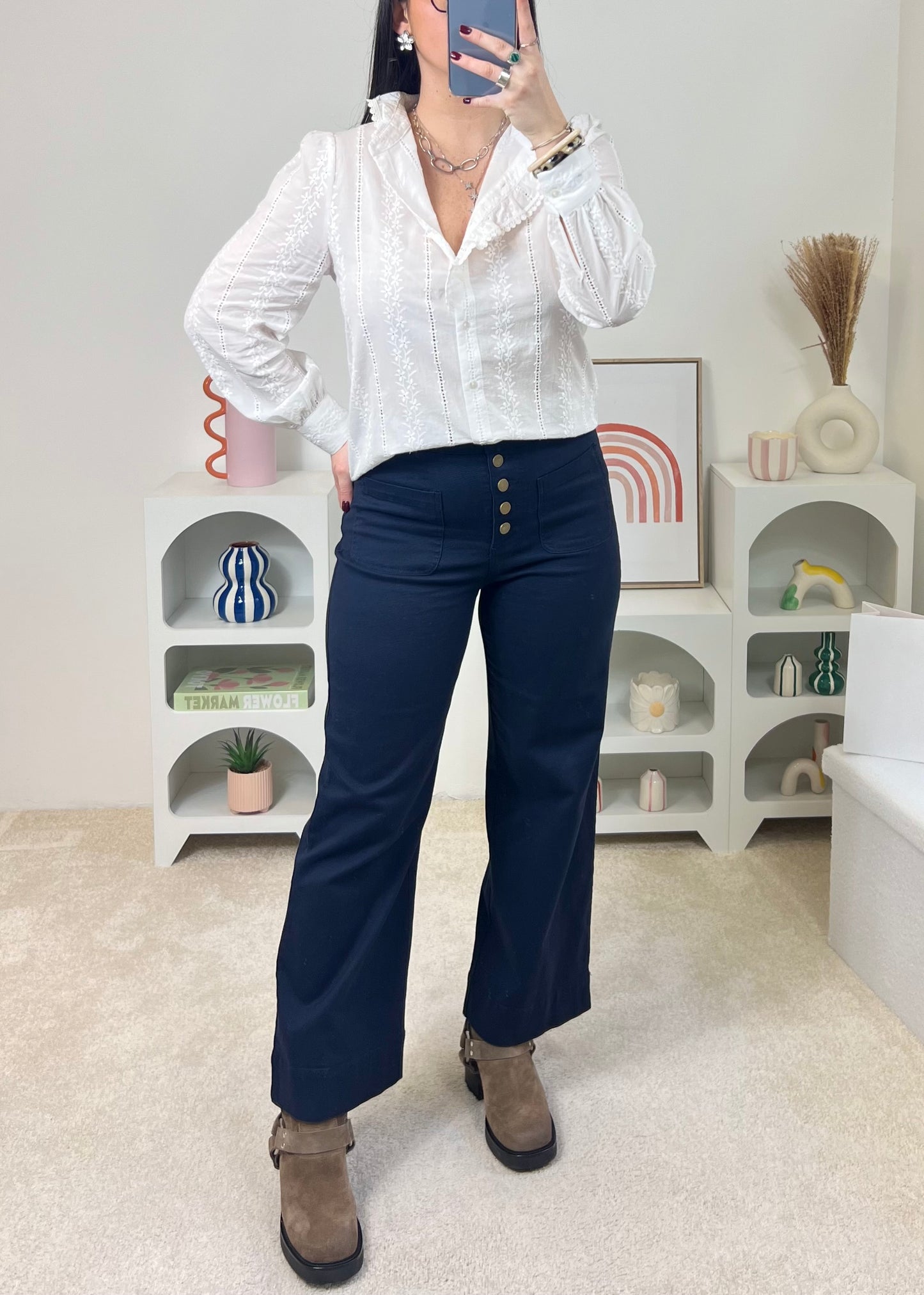 Pantalon Maé Marine