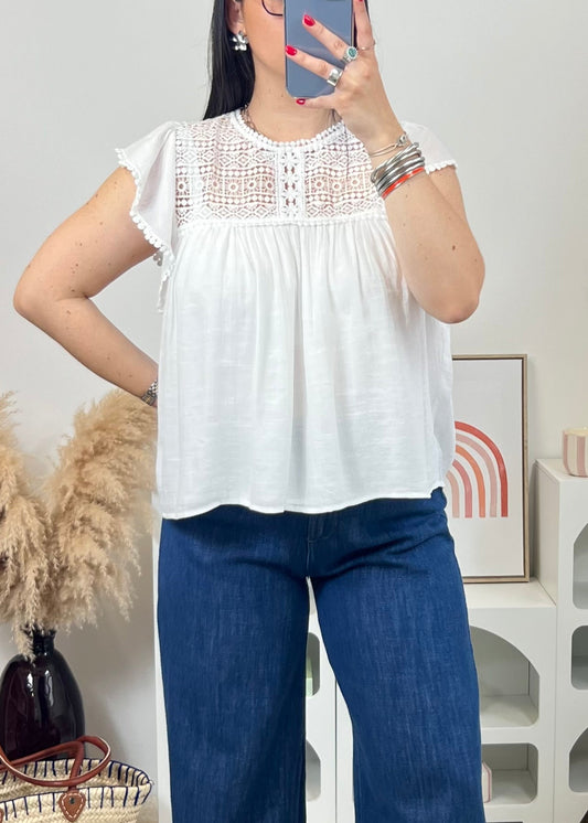 Blouse Ambre Écru