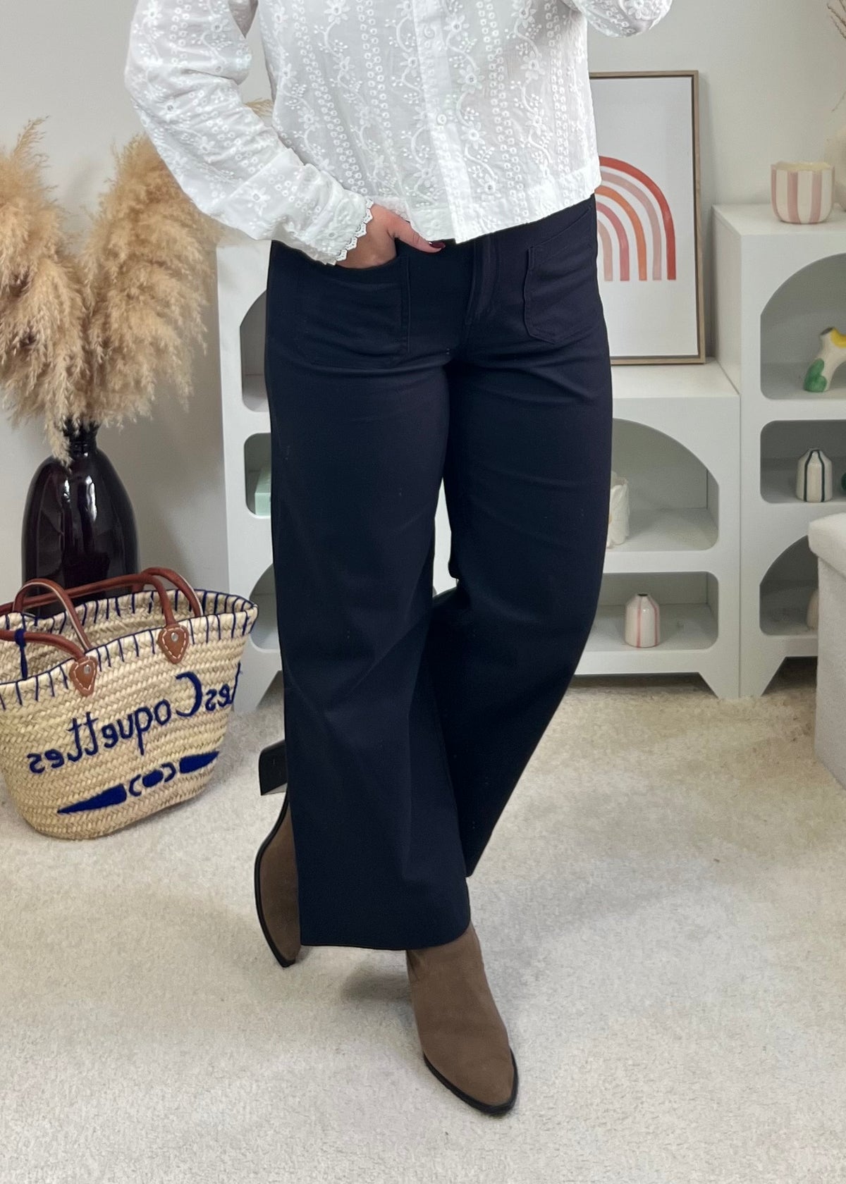 Pantalon Éliza Marine