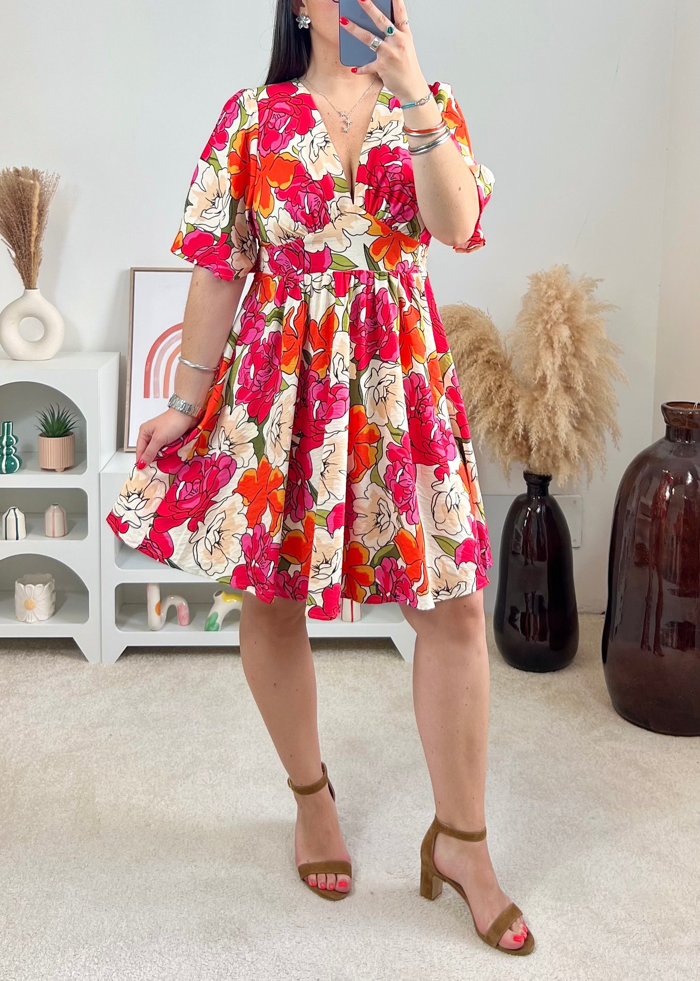 Robe Louvia Corail