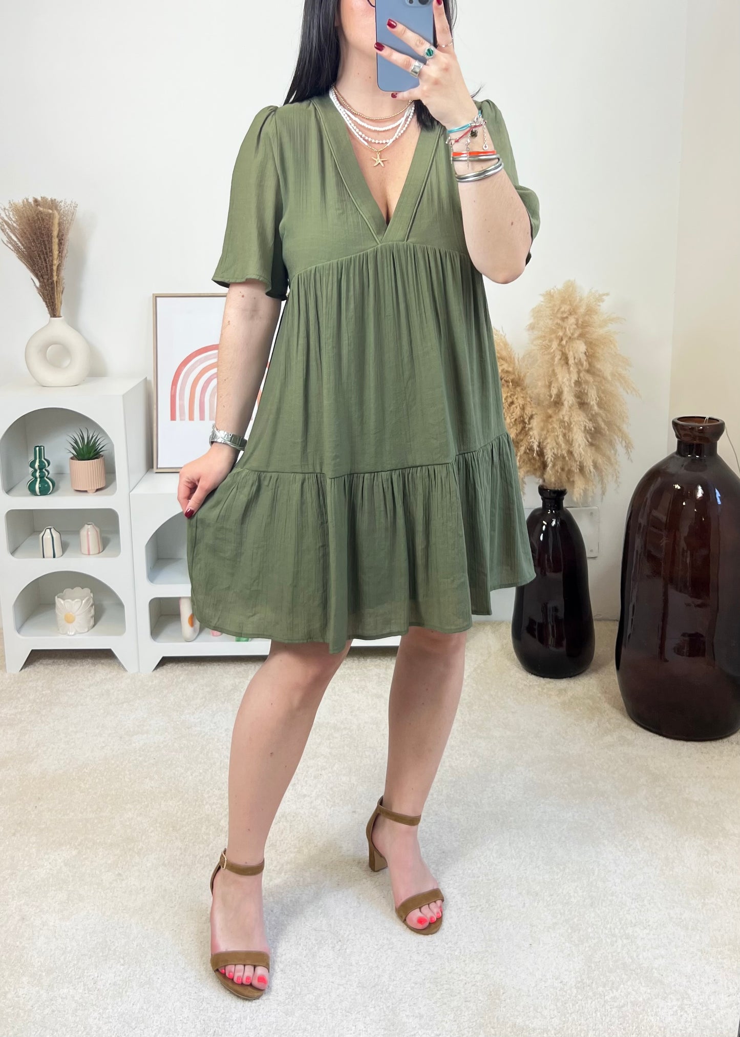 Robe Alia Kaki