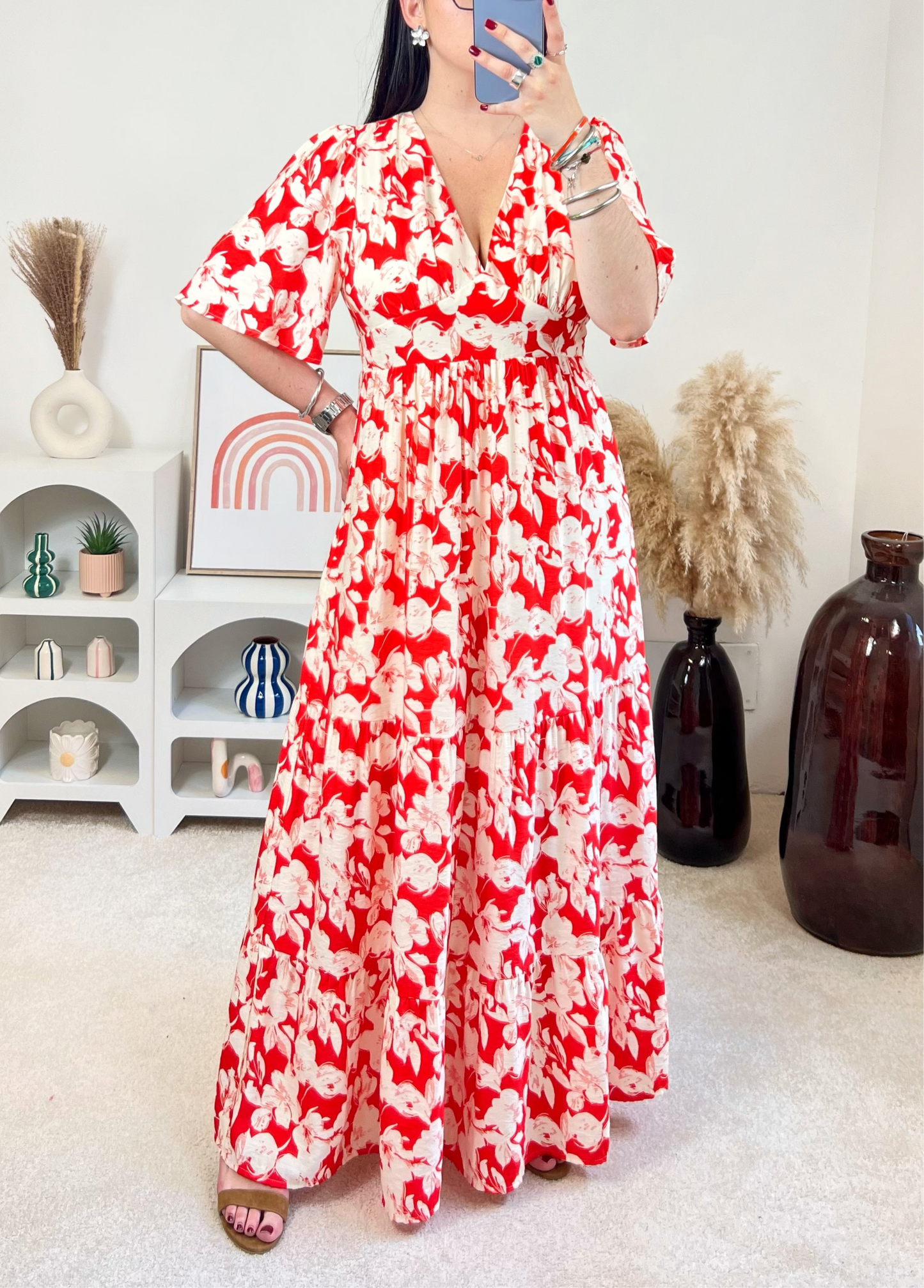 Robe Inès Corail