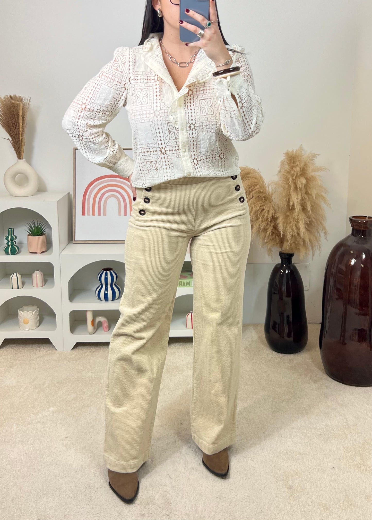 Chemise Clémence Ivoire