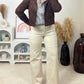 Pantalon Eddy Ivoire