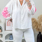 Blouse Fleur Rose