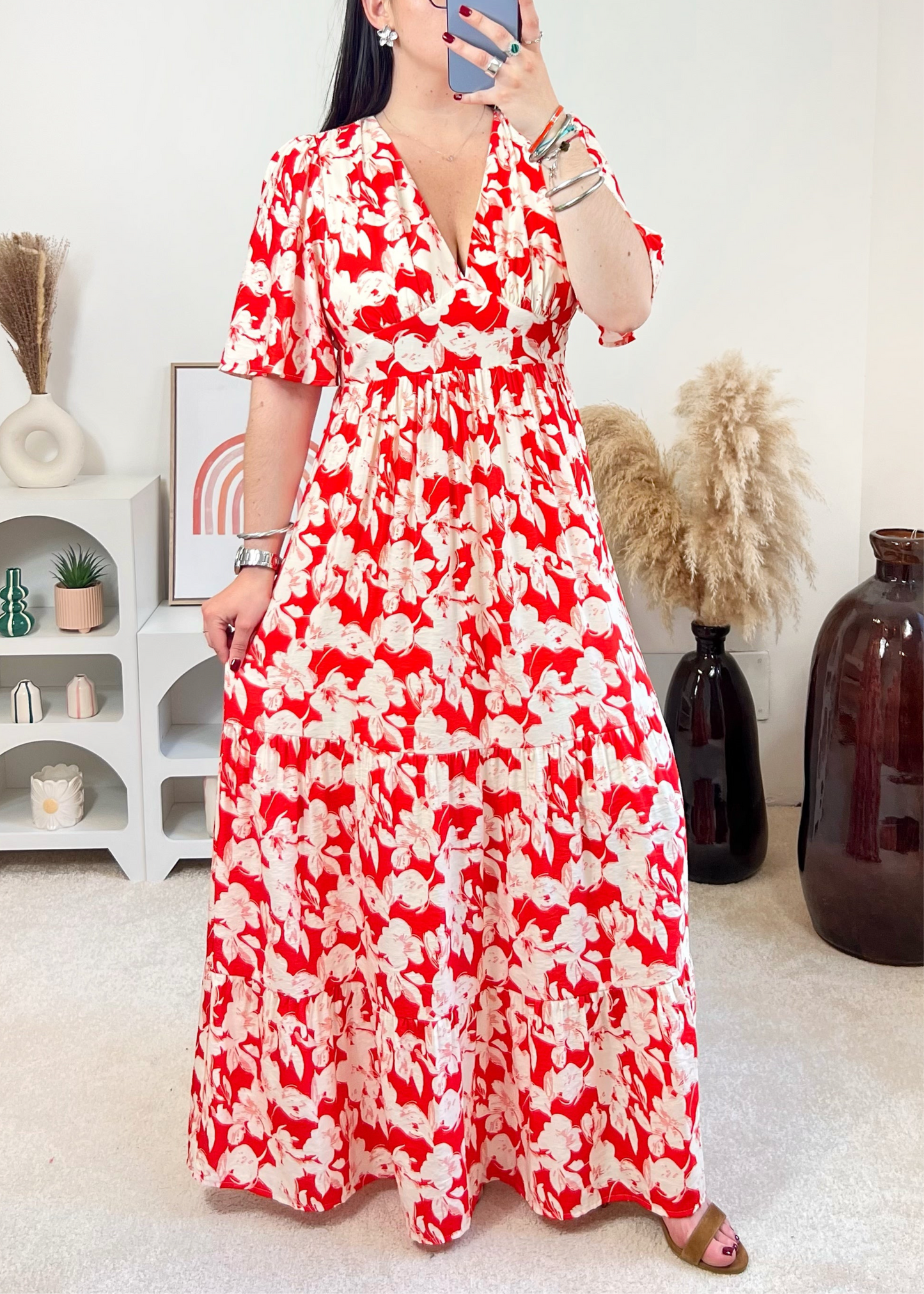 Robe Inès Corail
