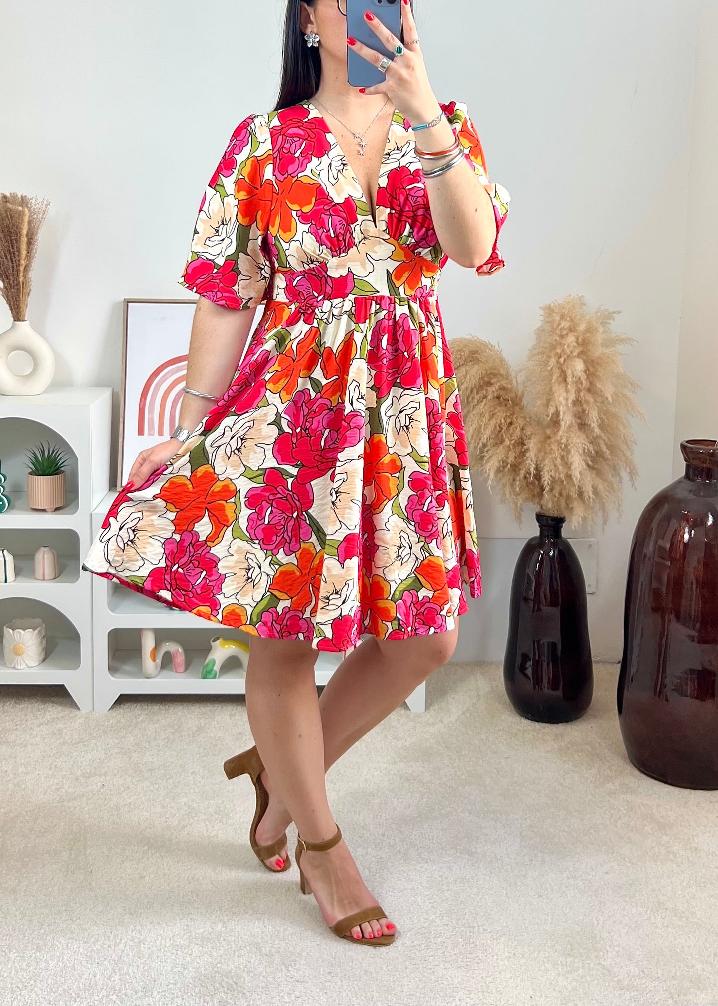 Robe Louvia Corail