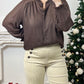 Blouse Sarah Choco