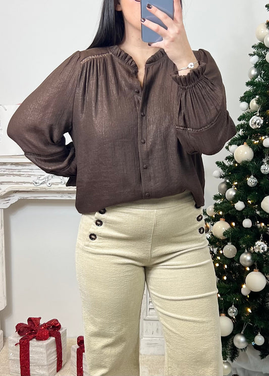 Blouse Sarah Choco